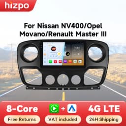 Hizpo Smart Car Systems Radio For Nissan NV400 Opel Movano Renault Master III 3 2010 - 2021 4G CarPlay Android Multimedia Player