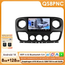 Hizpo Smart Car Systems Radio For Nissan NV400 Opel Movano Renault Master III 3 2010 - 2021 4G CarPlay Android Multimedia Player