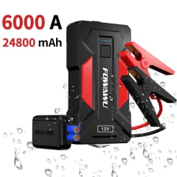 6000A Car Jump Starter, Jump Starter, 24800mAh Car Battery Jump Starter, Car Jump Starters, Portable Battery Jumper Starter