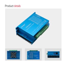 HLTNC HBS86H Closed Loop Hybrid Servo Driver Peak 8A AC18-70V DC24-100V Microstep Controller For Nema34 CNC Router Engraving Milling Machine EU Warehouse
