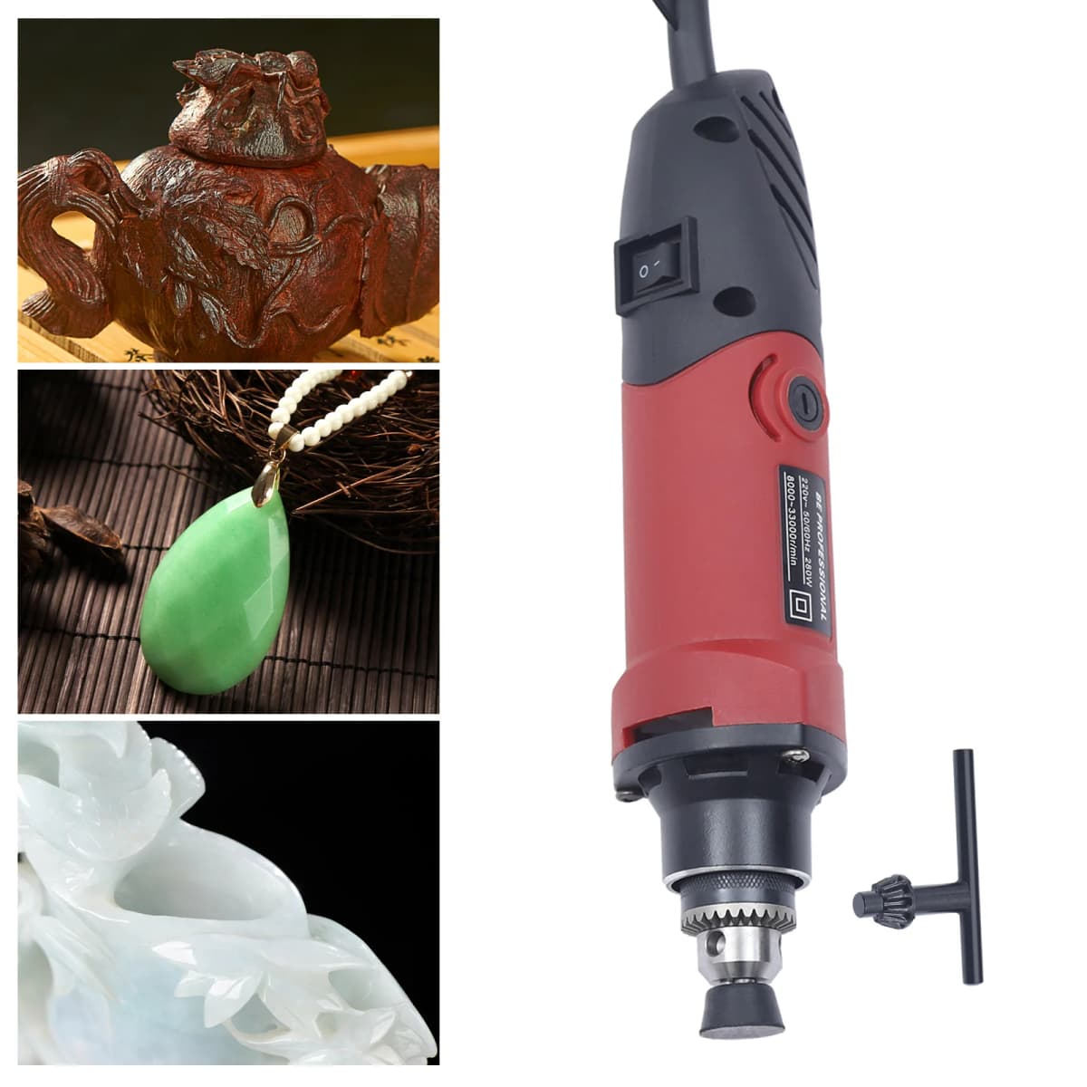 Jade Grinding Machine, Electric Multi-function Grinder, Handheld Jade Grinding Machine