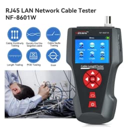 NOYAFA NF-8601W Network Cable Tester RJ45 RJ11 Cable Tracer PING Tester POE checker Multipurpose Cable Finder Network Tools