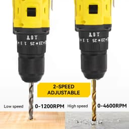 MELLWIN 13MM Brushless Electric Impact Drill 25+3 Torque Handheld Flat Drill Screwdriver Power Tools For Makita 18V Battery Pin