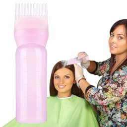 Hair Dye Comb Bottle, Hair Coloring Comb Applicator, Portable Hair Dye Color Comb Bottle With Scale For Indoor Use, Long Hair