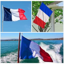 90 x 150 cm Frankreich Flagge, ZoneYan Französische Flagge mit 2 Messing-Ösen, Nationalflagge