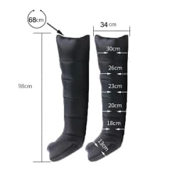 Leg Massager Air Compression 6 Chamber System Whole Body Massager Foot Pump Recovery Boots Foot Leg Massage Machine AirWrap