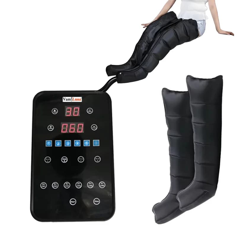 Leg Massager Air Compression 6 Chamber System Whole Body Massager Foot Pump Recovery Boots Foot Leg Massage Machine AirWrap