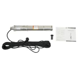 220V 250W/500W Submersible Deep Well Pump Screw Pump Sand Compatible Stainless Steel Garden Farm Pump For Supplying Water
