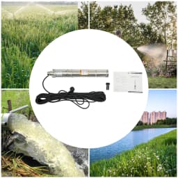 220V 250W/500W Submersible Deep Well Pump Screw Pump Sand Compatible Stainless Steel Garden Farm Pump For Supplying Water