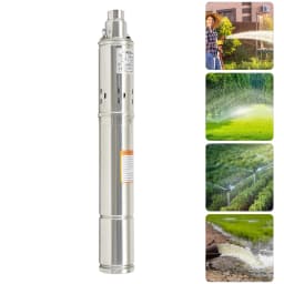 220V 250W/500W Submersible Deep Well Pump Screw Pump Sand Compatible Stainless Steel Garden Farm Pump For Supplying Water