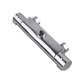 Thermostatic Shower Mixer Tap Anti-Burn Thermostatic Shower Tap with Safety Knob at 38°C Chrome-Plated Brass Faucet For Bathroom