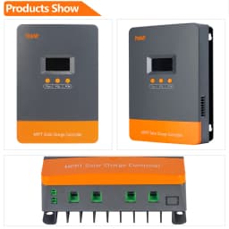 PowMr 80A MPPT Solar Charge Controller Max 160V Panel for 12V 24V 36V 48V Solar Battery Intelligent Regulator Lead-acid/Lithium