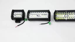 UNISHINE 12V 24V Headlight Truck Farm Tractor Boat SUV Light Bar/work Light Car LED Light Bar Offroad 4x4 Spotlights Fog Lamp