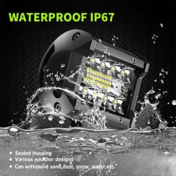 UNISHINE 12V 24V Headlight Truck Farm Tractor Boat SUV Light Bar/work Light Car LED Light Bar Offroad 4x4 Spotlights Fog Lamp