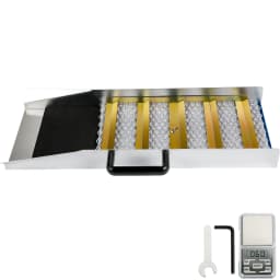 SucceBuy Aluminum Alloy Sluice Box Digital Pocket Scale 24/30/36/50in Portable Manual Gold Jewelry Panning Prospecting Tools