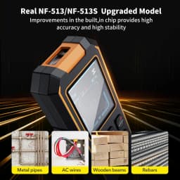 NOYAFA Wall Scanner NF-513 Metal Detector High Sensitivity Wall Finder Electric Box Finder Find Metal Wood Studs AC Voltage