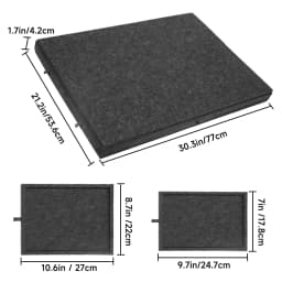 Puzzle Storage Box Jigsaw Puzzle Classification Blanket Board Portable Foldable Non-slip Inclined Storage Plate with 6-Drawer