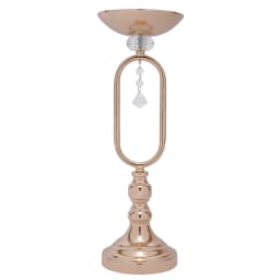 Exquisite Gold Tall Wedding Flower Vase with Mirror-Like Surface, Durable Iron Construction, Perfect for Weddings and Home