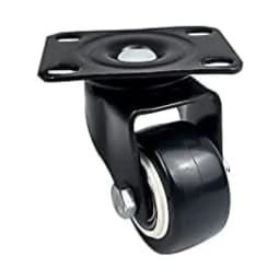 Casters 1.5" Heavy Duty Chair Casters 4 Pack Chair Wheels Heavy Duty 200 Kg Rubber Wheels Polyurethane Caster Wheels