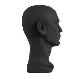50cm Male Model Head PVC Wig Head Decorative Head Mannequin Head Hat Glasses for Wigs, Hats, Turbans, Necklaces and Hairstyles