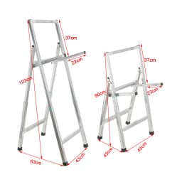 Folding Target Stand for Training Heavy Duty Targets Holder Practice Retractable Targets Holder