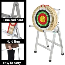 Folding Target Stand for Training Heavy Duty Targets Holder Practice Retractable Targets Holder