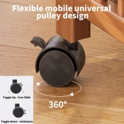 50*30*80CM Storage Organizer Rack Utility Bamboo Home Kitchen Trolley Shelf Multifunctional Movable Gap Snack Storage Rack