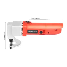 220V 500W Electric Scissors, 2000r/min No-load Speed, Cuts 2.5mm Mild Steel 1.5mm Stainless Steel, 11.41in Compact Size