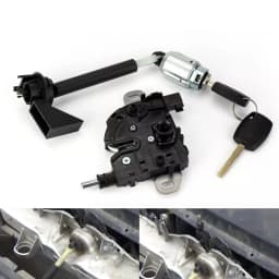 Car Hood Lock For Ford Focus C-Max Engine Cover Close Cylinder Repair Set Bonnet Car Hood Lock Latch 4895286 3M5116700BC 1355231