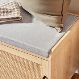 SoBuy FSR154-N Shoe bench with seat plank with sliding doors Bench with storage seat chest of drawers shoe rack narrow