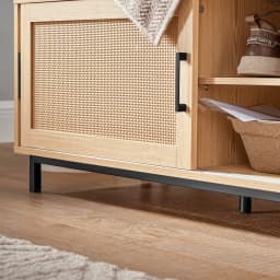 SoBuy FSR154-N Shoe bench with seat plank with sliding doors Bench with storage seat chest of drawers shoe rack narrow