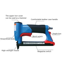 Compressed Air Stiff Tacker Tool Profession Clamp Stacker Hammer Air Padding Tacker Nail Gun For Furniture Wood Processing