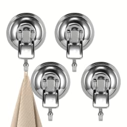 No-punch vacuum hook glass wall-mounted seamless bathroom kitchen hook