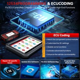 LAUNCH X431 PRO3S+ ELITE Advanced Programming TOOL J2534 CAN FD DOIP Online Coding All System car Diagnostic Tool Topology Map