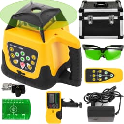 SucceBuy 360 Rotary Laser Level Self-Leveling 500m Vertical Horizontal Scanning Professional Powerful Measurement Construction Tool
