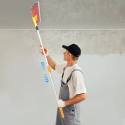 0.35mm Scraper Set 80-130cm Telescopic Pole Plastering Tool Kit 4 Sizes Blades Wall Scraping Equipment for Home Renovation