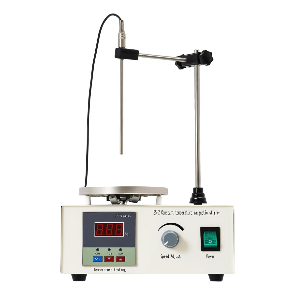 Laboratory Magnetic Mixer 5W Motor 250W Heater Digital Display Anti-Corrosion 304 Stainless Steel Tabletop Stirrer