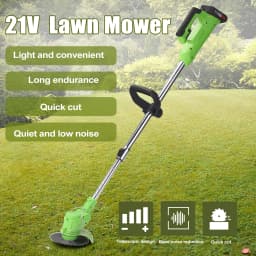 Electric Lawn Mower High Power Cordless Grass Trimmer Portable Electric Weed Eater Rechargeable Battery Home Garden Tools