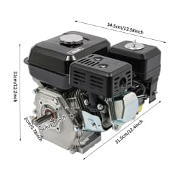 7.5HP 4-Stroke Gasoline Engine 212CC OHV Air Cooled Gas Engine Motor Single Cylinder Hand Pull Start Motor for Go-Karts 3600rpm