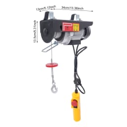 Electric Lift With Cable Remote Control For Garage Warehouse Two Lifting Modes Electric Hoist