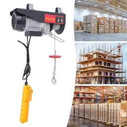 Electric Lift With Cable Remote Control For Garage Warehouse Two Lifting Modes Electric Hoist