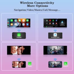 AUTOTOP Android Auto Smart Adapter For Mercedes Benz 2019-2022 NTG6.0 Wireless CarPlay AirPlay MirrorLink Bluetooth GPS Nav Wifi