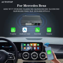 AUTOTOP Android Auto Smart Adapter For Mercedes Benz 2019-2022 NTG6.0 Wireless CarPlay AirPlay MirrorLink Bluetooth GPS Nav Wifi
