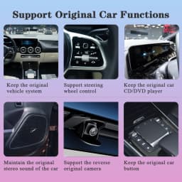 AUTOTOP Android Auto Smart Adapter For Mercedes Benz 2019-2022 NTG6.0 Wireless CarPlay AirPlay MirrorLink Bluetooth GPS Nav Wifi