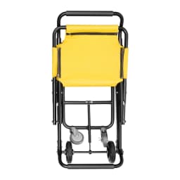 Portable Folding Evacuation Manual Lift Stair Chair with 350 lbs Load Capacity 4 Wheels - for Seniors, Daily Transfer