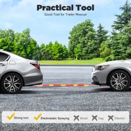 5T Iron Trailer Bar Strong Towing Capacity Towing Bar Towing Pole for Car Van Truck Towpole for Repair Shop, Household