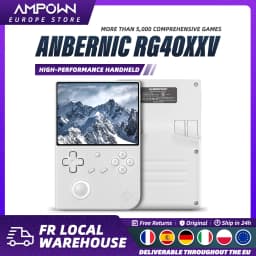 ANBERNIC RG40XXV Handheld Game Console Retro Game Player 4" IPS Screen H700 Linux 64-bit 64GB TF RGB Joystick WiFi Bluetooth HDMI TV Output Streaming MP4 Video Player Ebook Portable Arcade Emulator Pocket Console Kids Birthday Gift Home Travel For Adults