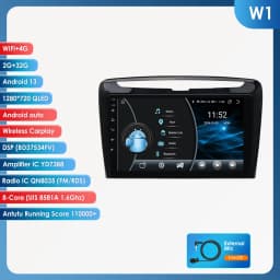 9" Hizpo 2Din CarPlay Android Auto Car Radio for Lancia Ypsilon 2012 - 2020 GPS BT 4G SWC RDS DSP Octa-Core Snapdragon6115