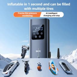 Portable Inflator Wireless Car Air Compressor with Digital Gauge for Car Motorcycle Bicycle Boat Ball