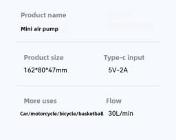 Portable Inflator Wireless Car Air Compressor with Digital Gauge for Car Motorcycle Bicycle Boat Ball